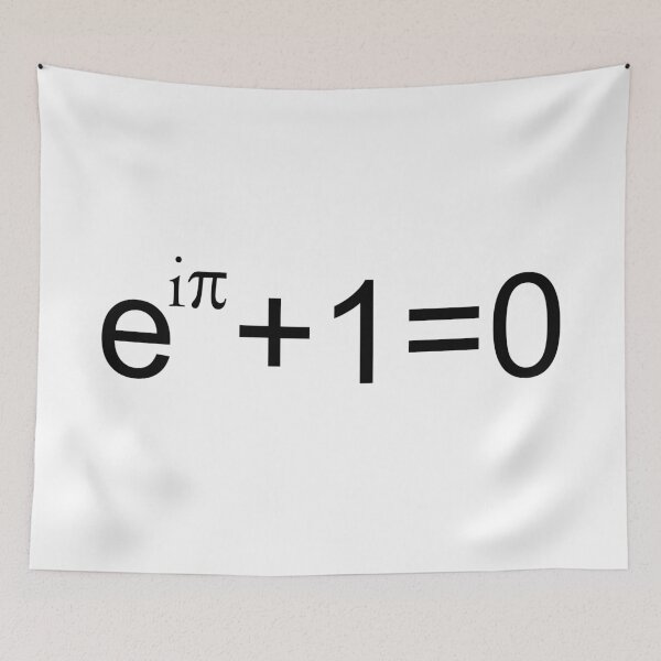 Item preview, Euler's identity | White designed and sold by TreeSappy.