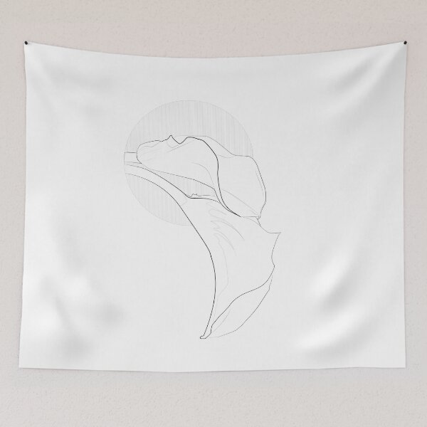 Item preview, Line Drawing: Calla Lili designed and sold by CraftingYellow.