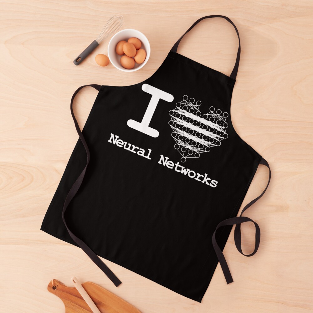"I Love Neural Networks" Deep Learning Apron