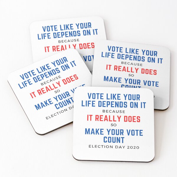 Item preview, Vote Like Your Life Depends On It designed and sold by LamV.