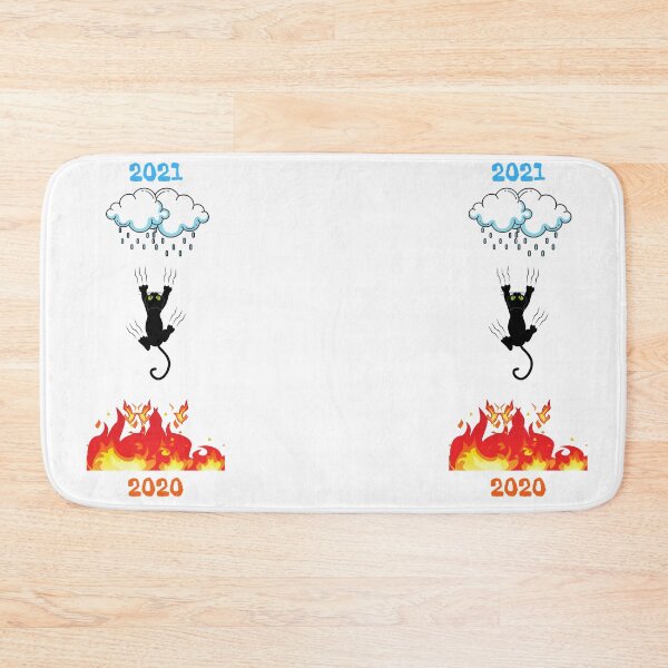 Item preview, The cat runs from the hell of 2020 designed and sold by ellis-vinyasa.
