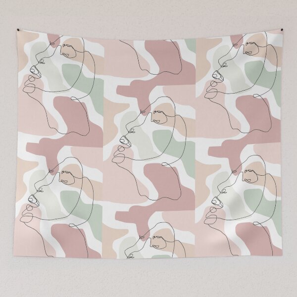Item preview, Face Line drawing abstract designed and sold by isobelcough.