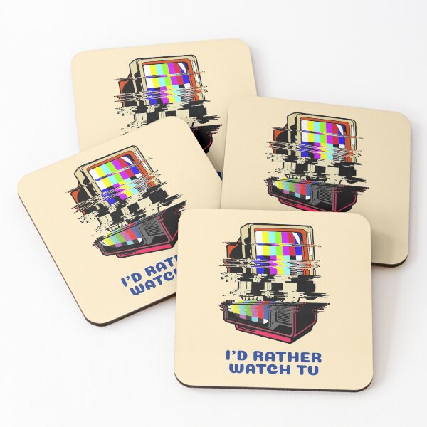 Item preview, I'd Rather Watch TV Couch Potato designed and sold by benarik.
