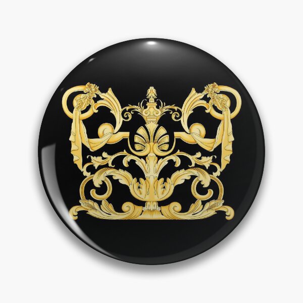 Item preview, Golden Meander Baroque Prints Greek ornament Meandros VINTAGE  designed and sold by BubblynBloom.