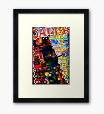 Dalek - Exterminate! by Mark Compton Framed Print
