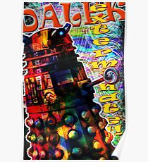 Dalek - Exterminate! by Mark Compton Poster