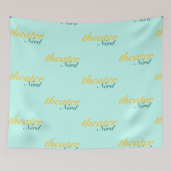 Item preview, Theater theatre nerd teal  designed and sold by Shus-arts.