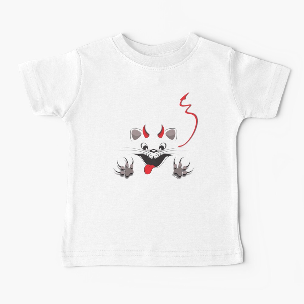 T-shirt bébé « CHAT FARCEUR»