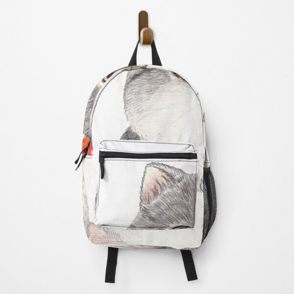 Item preview, Cat Cartoon Drawing Illustration, Big cat face painted, white kitten illustration designed and sold by Halalolo.