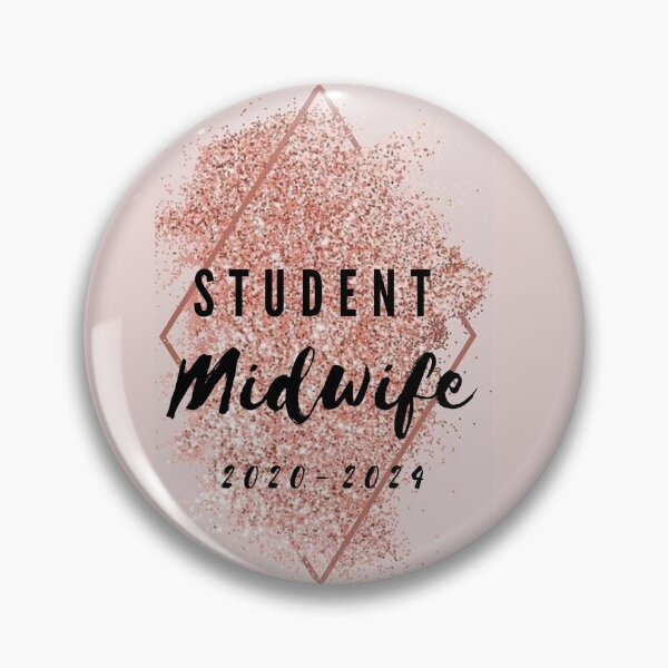 Item preview, Sparkly Student Midwife 2020-2024 designed and sold by MissyMidwife.