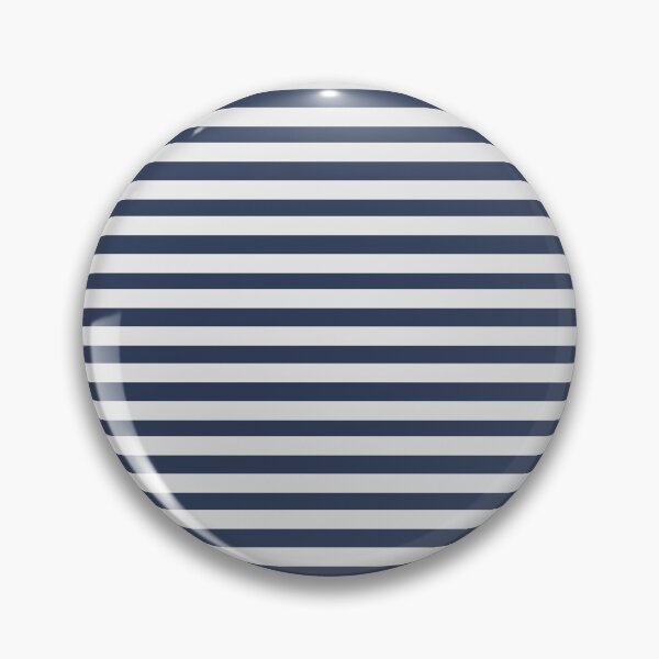 Item preview, Blue And White Horizontal Pinstripes Face Masks - White And Navy Blue Horizontal Pinstripe designed and sold by ravishdesigns.