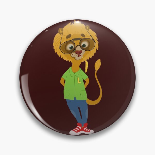 Item preview, lion cub with glasses designed and sold by M-gin.