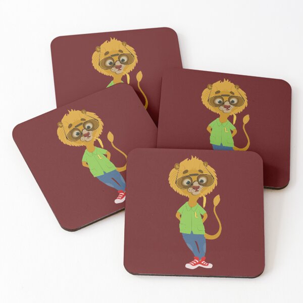 Item preview, lion cub with glasses designed and sold by M-gin.