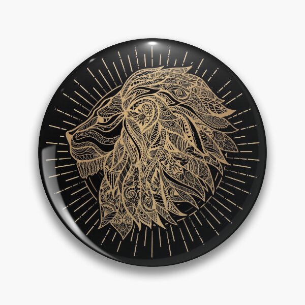 Item preview, Geometric Vintage Lion designed and sold by VibrantGifts.