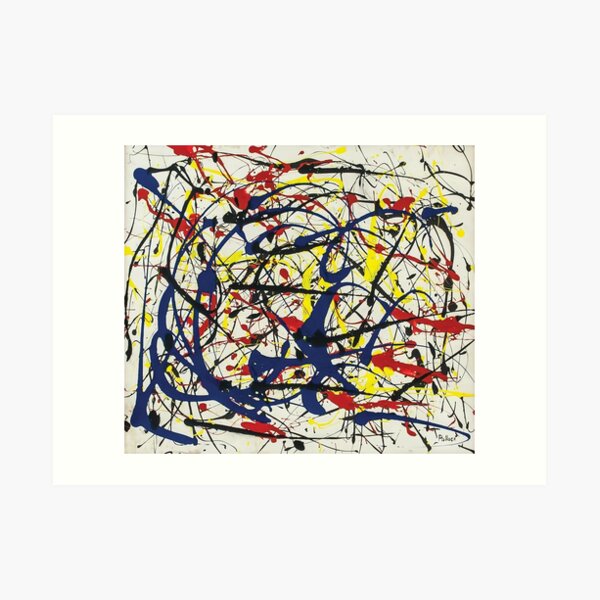 Jackson Pollack - Lot # 234 Art Print
