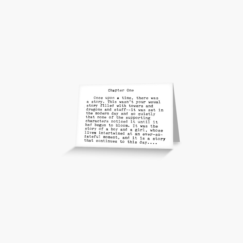 Once Upon a Time - Love Greeting Card