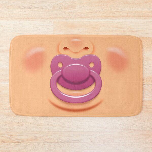 Item preview, Baby face with pink pacifier/dummy - skin 0 designed and sold by WJ Design.