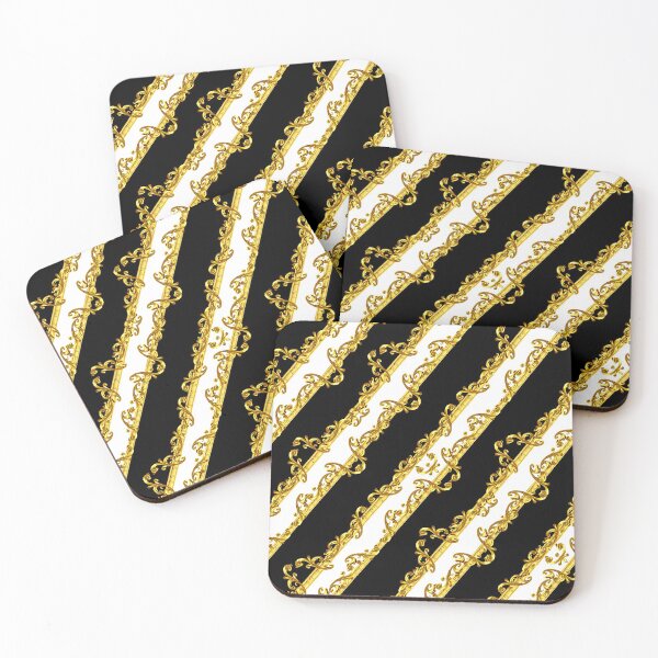Item preview, Greek Ornament Baroque Prints GoldenMeander Meandros VINTAGE  designed and sold by BubblynBloom.