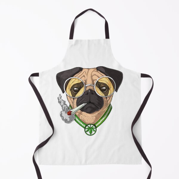 Item preview, Pug Smoking Weed designed and sold by underheaven.