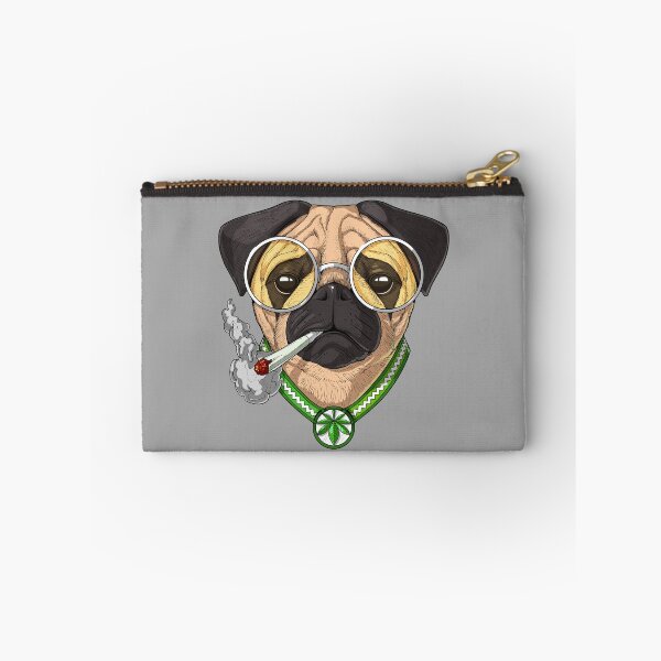 Item preview, Pug Smoking Weed designed and sold by underheaven.