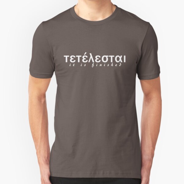 It Is Finished Slim Fit T-Shirt