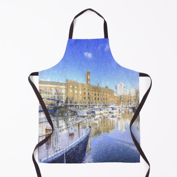 Item preview, St Katherines Dock London Snow designed and sold by Londonimages.
