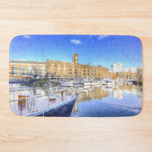 Item preview, St Katherines Dock London Snow designed and sold by Londonimages.