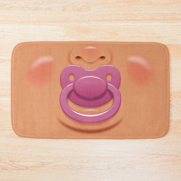 Item preview, Baby face with pink pacifier/dummy - skin 1 designed and sold by WJ Design.