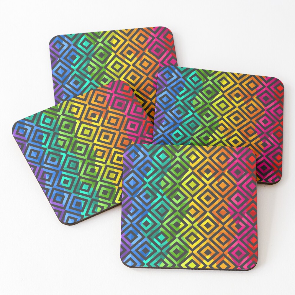 Item preview, Coasters (Set of 4) designed and sold by WildGeometric.