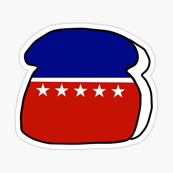 Political Toast Sticker