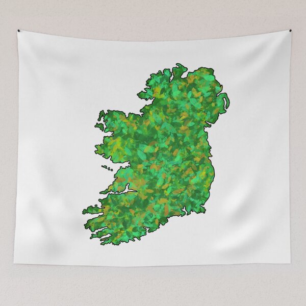 Item preview, Green Ireland Map designed and sold by brownbread-.