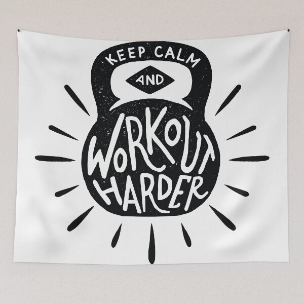 Item preview, Keep Calm and workout harder designed and sold by urbanstore69.