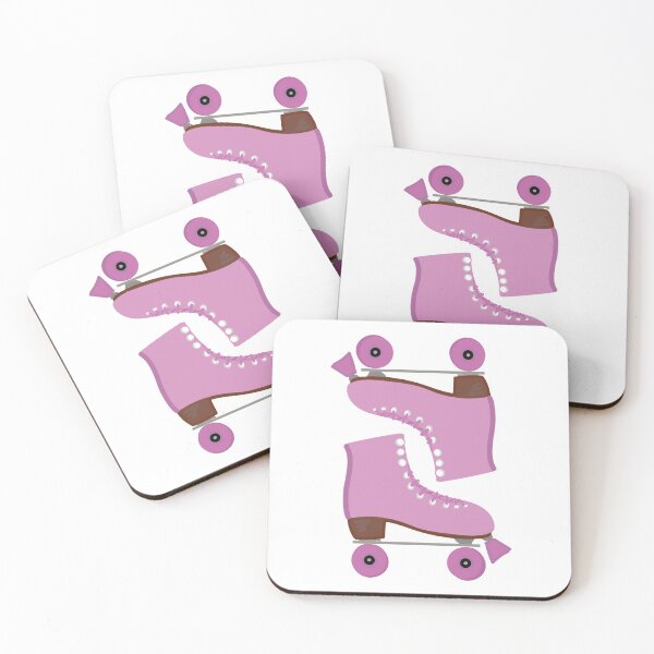 Item preview, pink rollerskates designed and sold by Lauren Ellis.