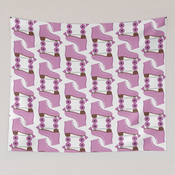 Item preview, pink rollerskates designed and sold by Lauren Ellis.