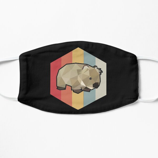 Funny Wombat Gift Flat Mask