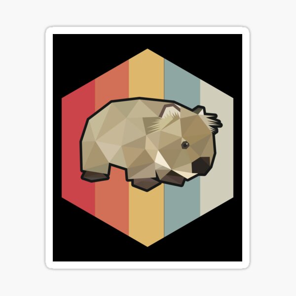 Funny Wombat Gift Sticker
