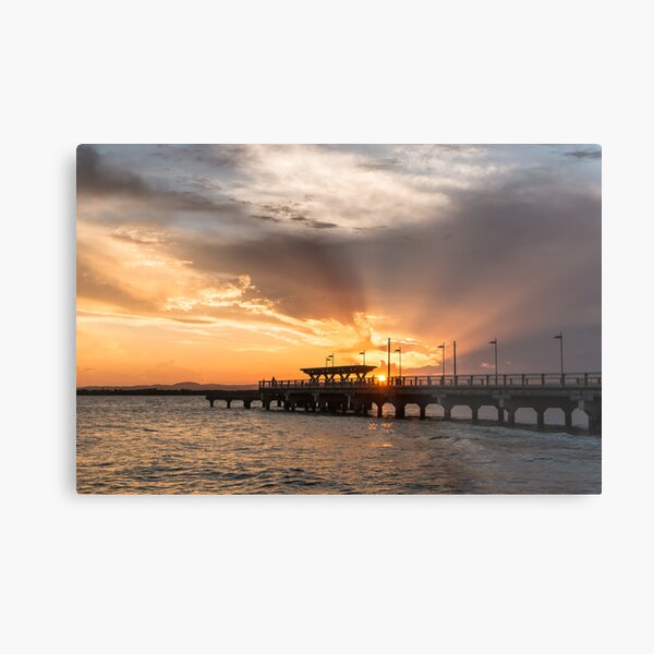 Sunset over Hays Inlet at Clontarf Metal Print
