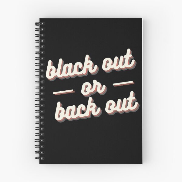 Item preview, black out or back out designed and sold by fullsendtv.