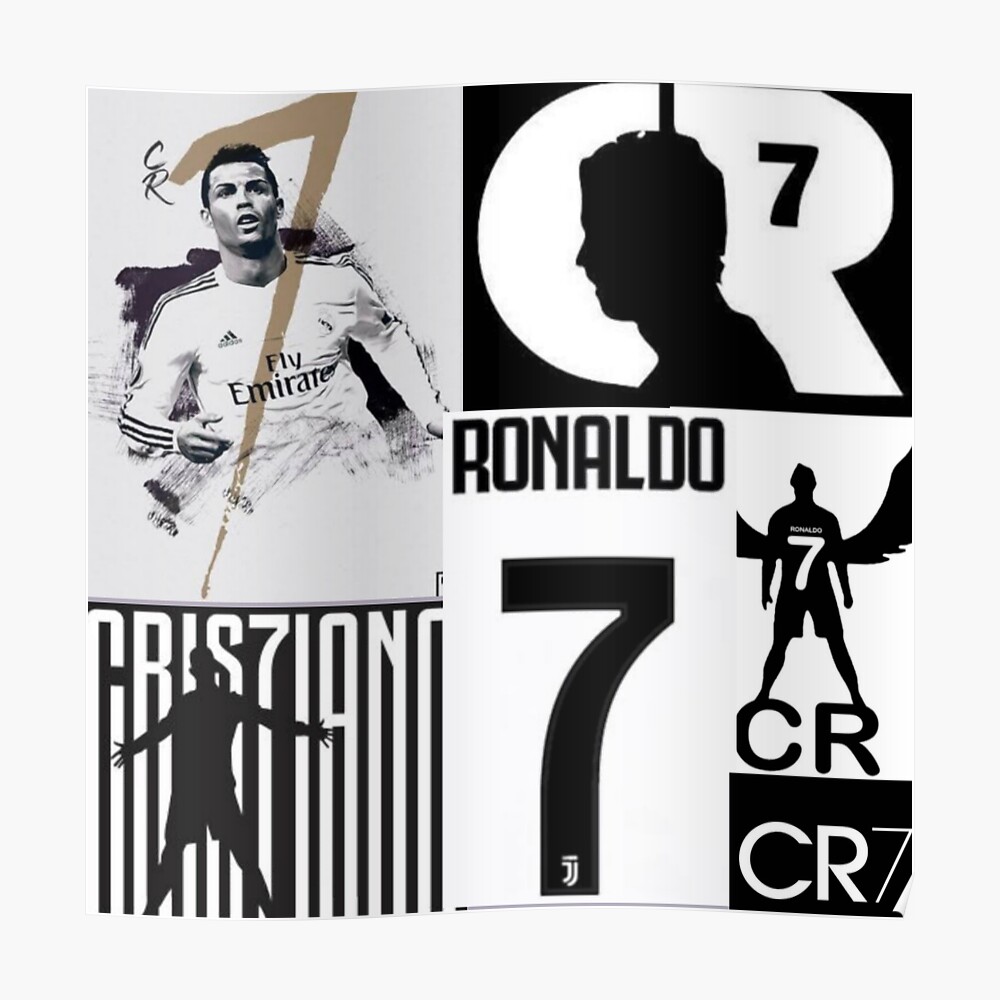 Cristiano Ronaldo wallpaper, men's white and black Fly Pirates