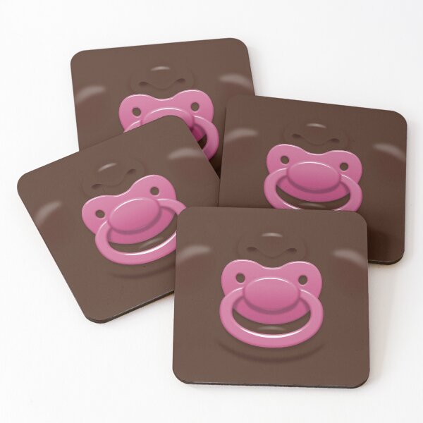 Item preview, Baby face with pink pacifier/dummy - skin 3 designed and sold by WJ Design.