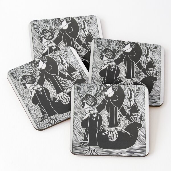 Item preview, Acrobats-linoprint                           designed and sold by crowleyronan123.