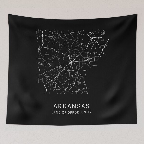 Item preview, Arkansas State Road Map designed and sold by clarkstpress.