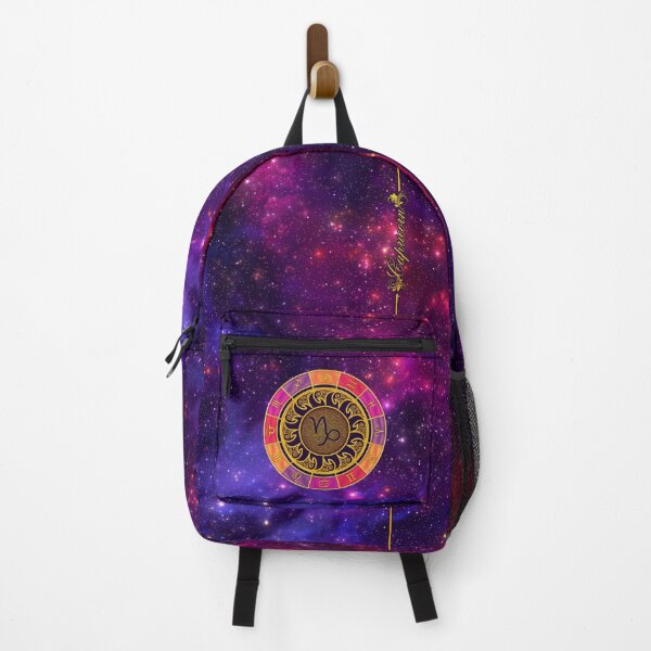 Capricorn Zodiac Lightburst - Circle Backpack