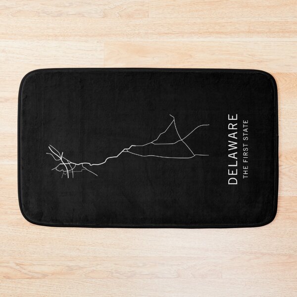 Item preview, Delaware State Road Map designed and sold by clarkstpress.