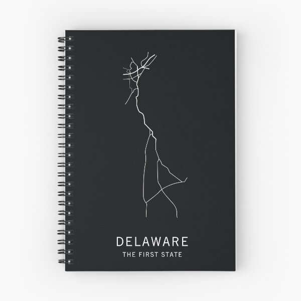 Item preview, Delaware State Road Map designed and sold by clarkstpress.
