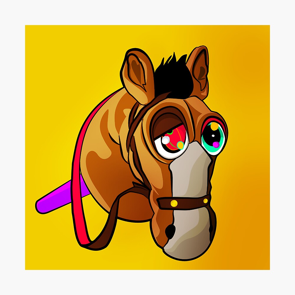 "Kanye west horse" Photographic Print by Aldahamart Redbubble