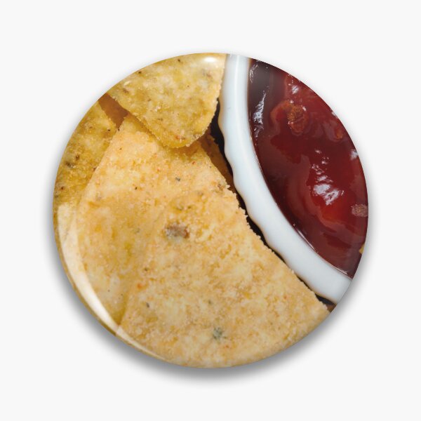 Item preview, Nachos and Chilli Dip Close Up Overhead designed and sold by MarkUK97.