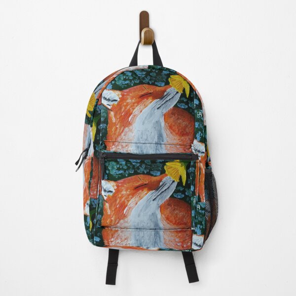 Item preview, Red fox with yellow flower designed and sold by EleonorArte.
