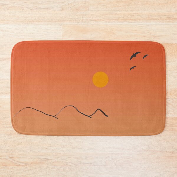 Item preview, Sunset Mountain Landscape Digital Graphic Abstract designed and sold by spooks draws.