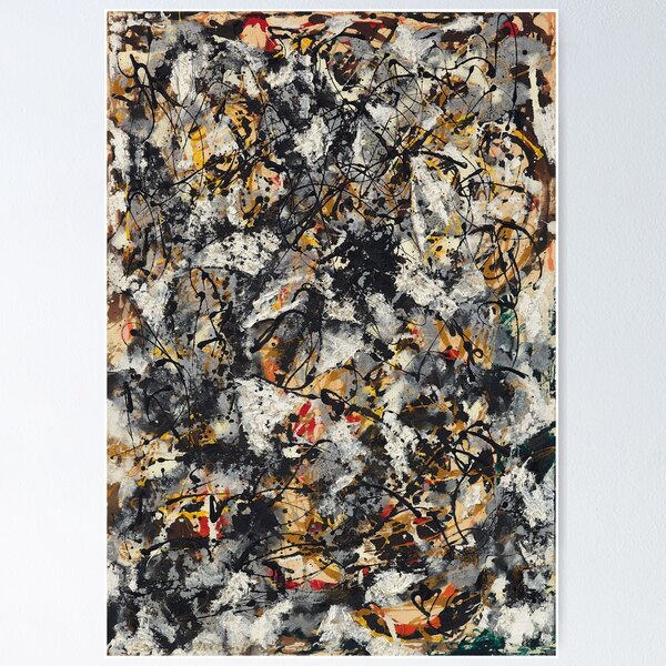 Item preview, Jackson Pollack - Composition with Red Strokes designed and sold by le daddy.